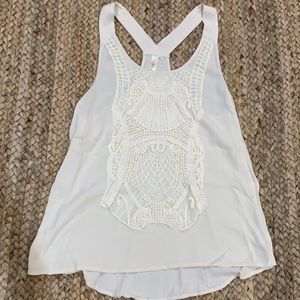 Cream tank top